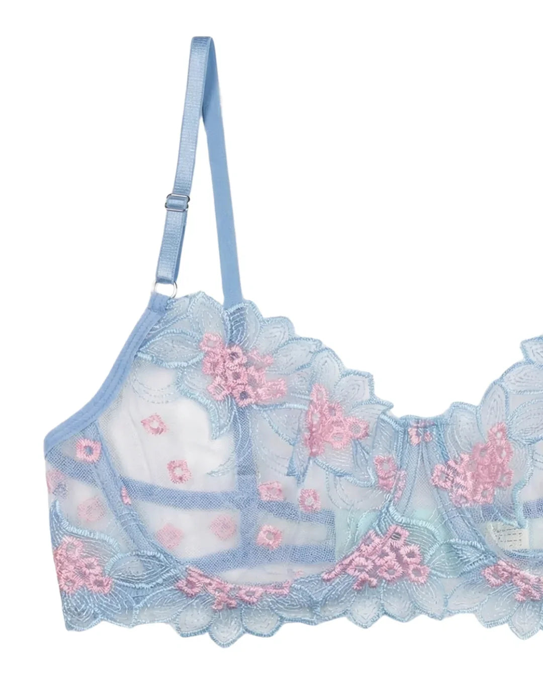 Non Padded Bra Set - Verdelle - Blue