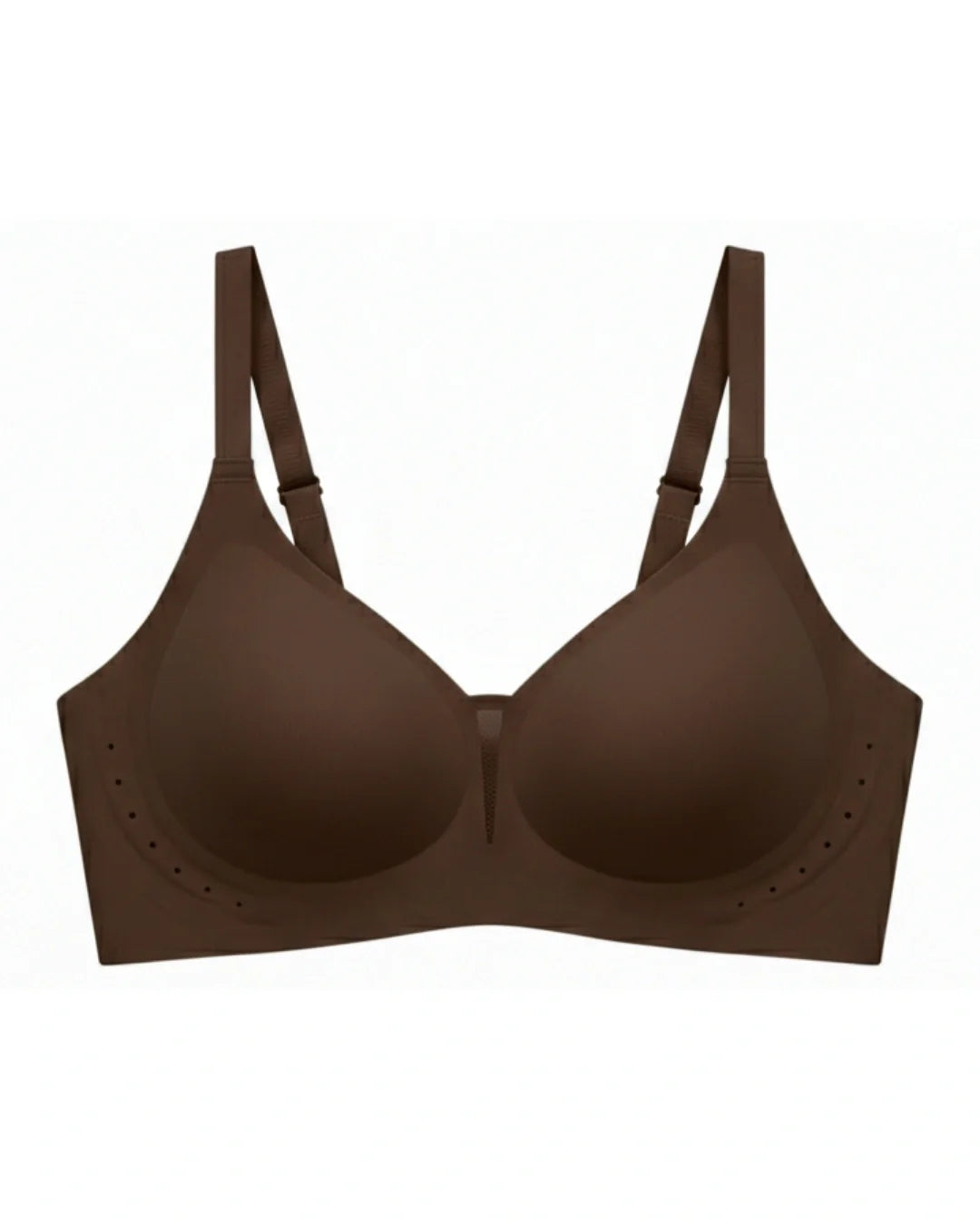Seamless Padded Bra - Eros - Dark Brown