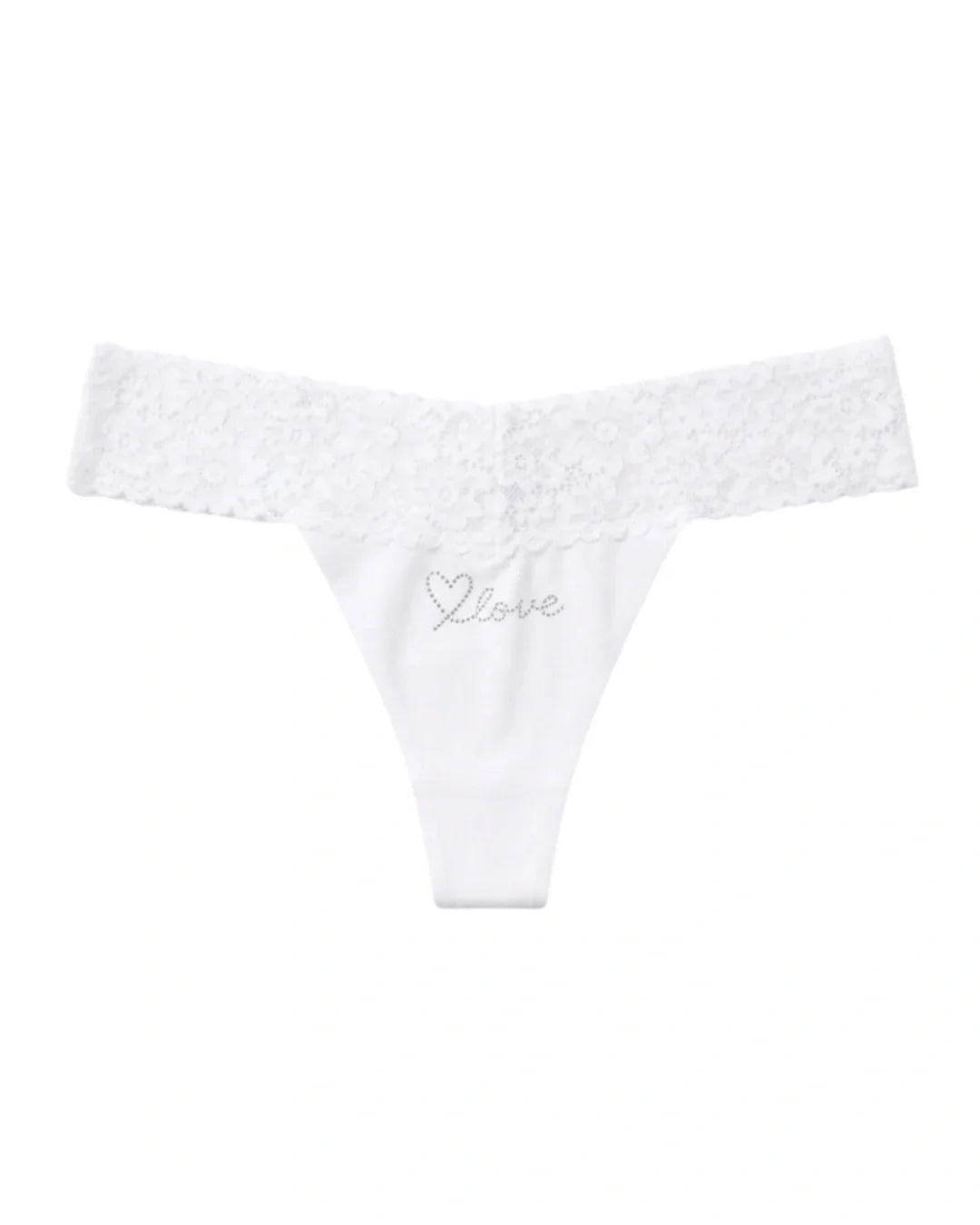 Seamless Thong Panty - Bare Love - White