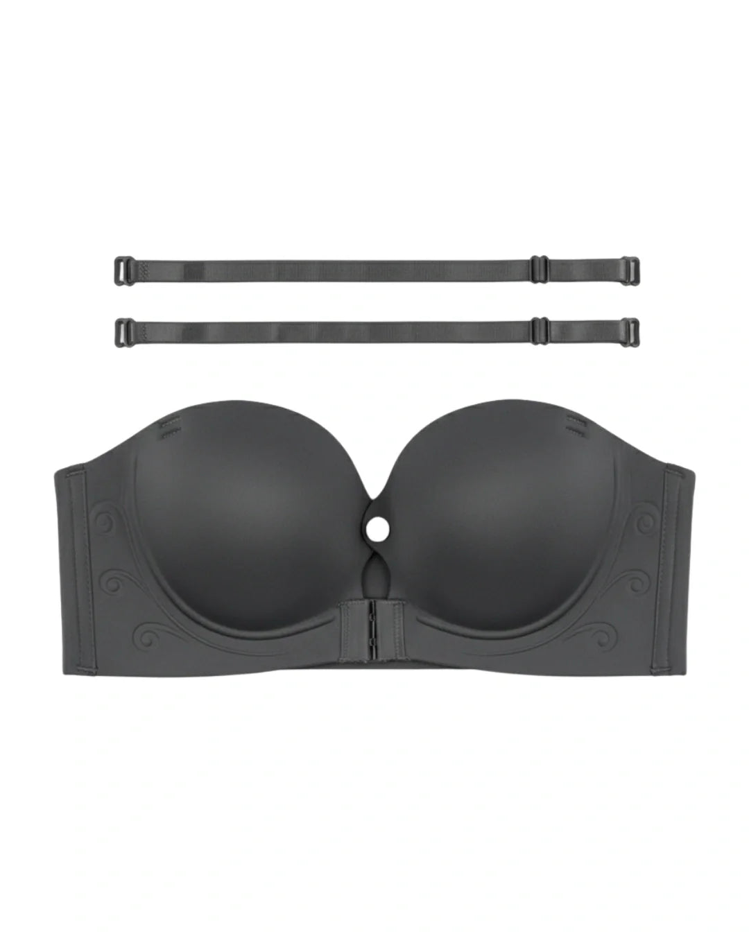 Seamless Padded Bra - Noryx - Charcoal
