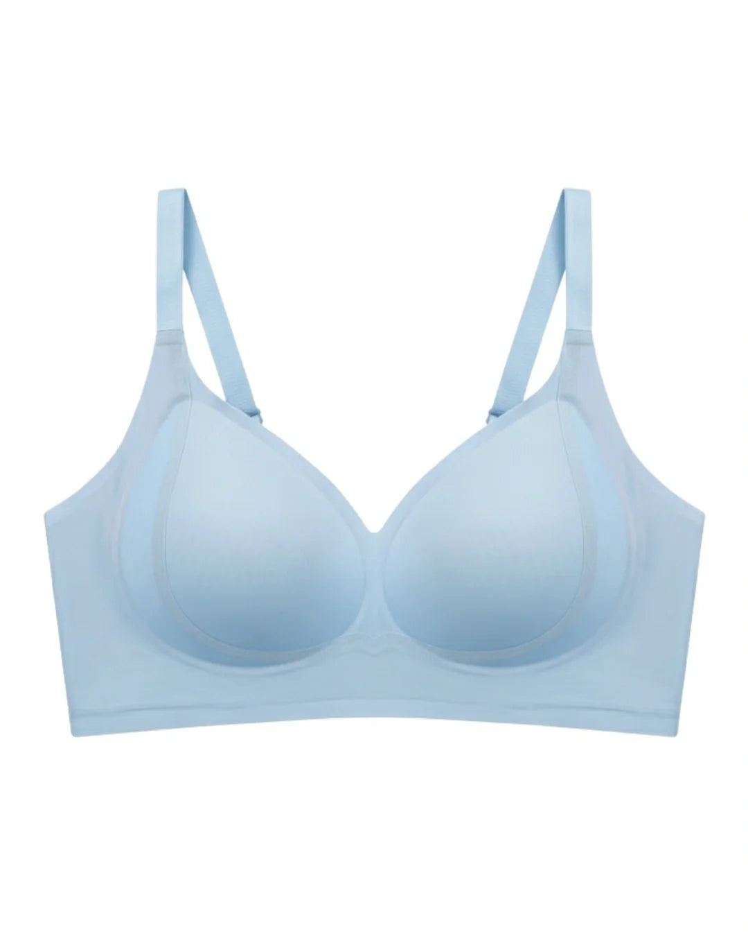 Seamless Padded Bra - Zavelle - Sky Blue