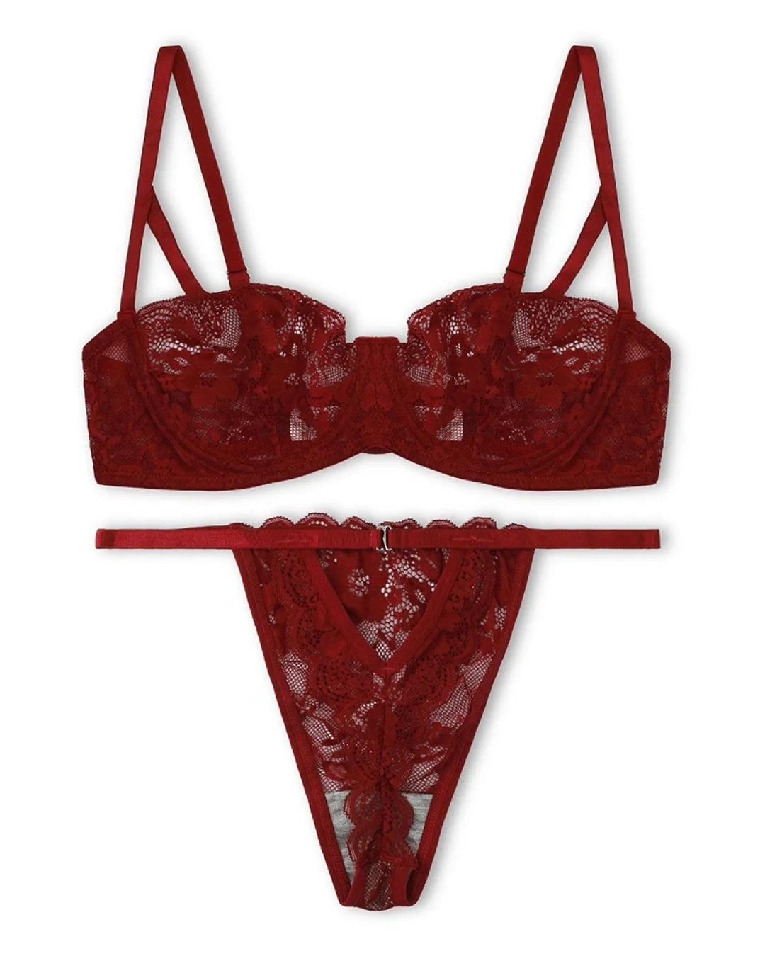 Non Padded Bra Set - Lila