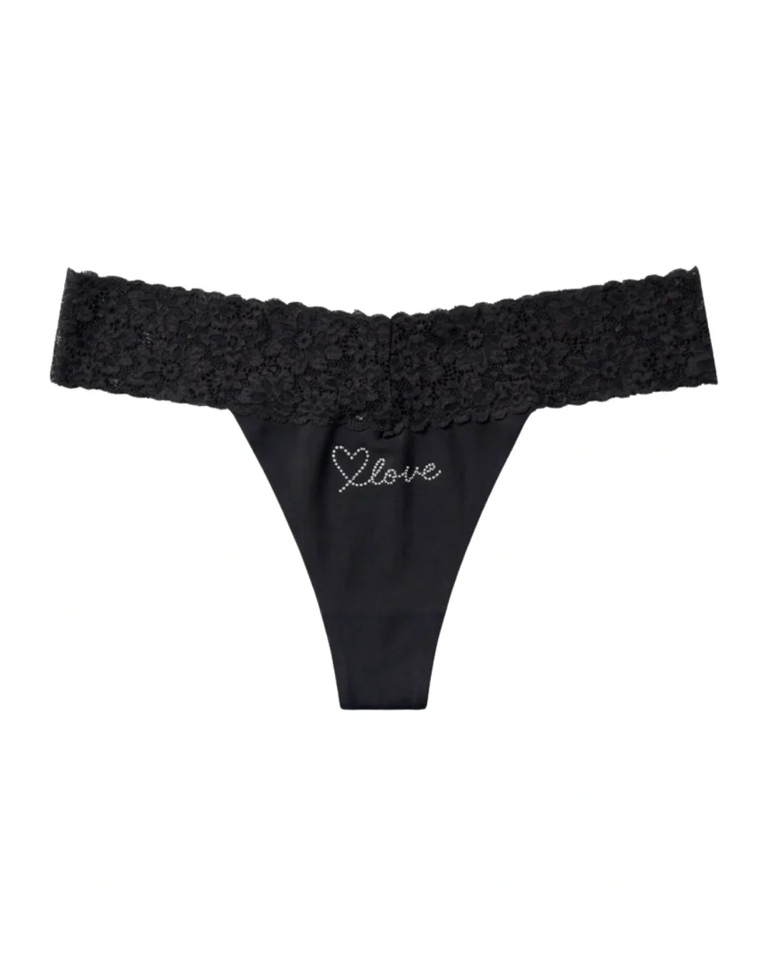 Seamless Thong Panty - Bare Love - Black
