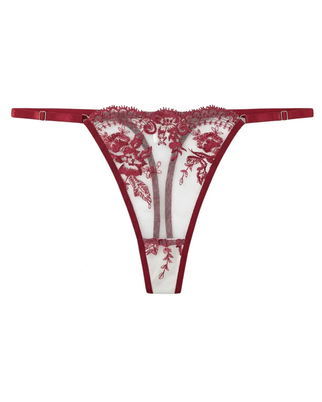 Non Padded Bra Set - Truffle - Maroon