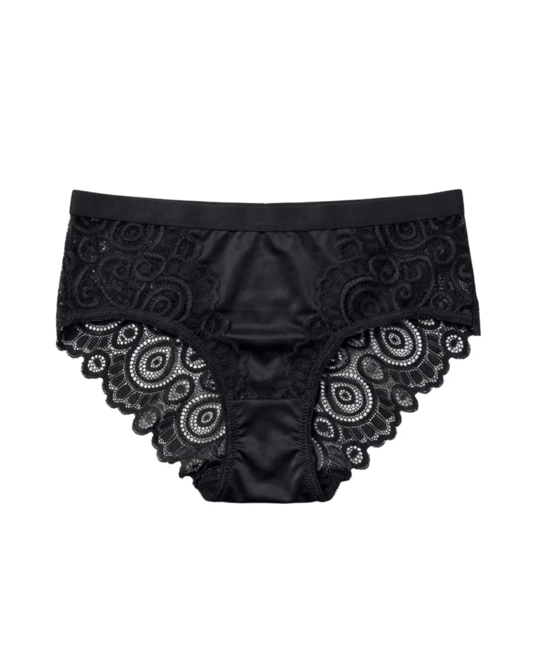 Brief Panty - Crimson Charm - Black