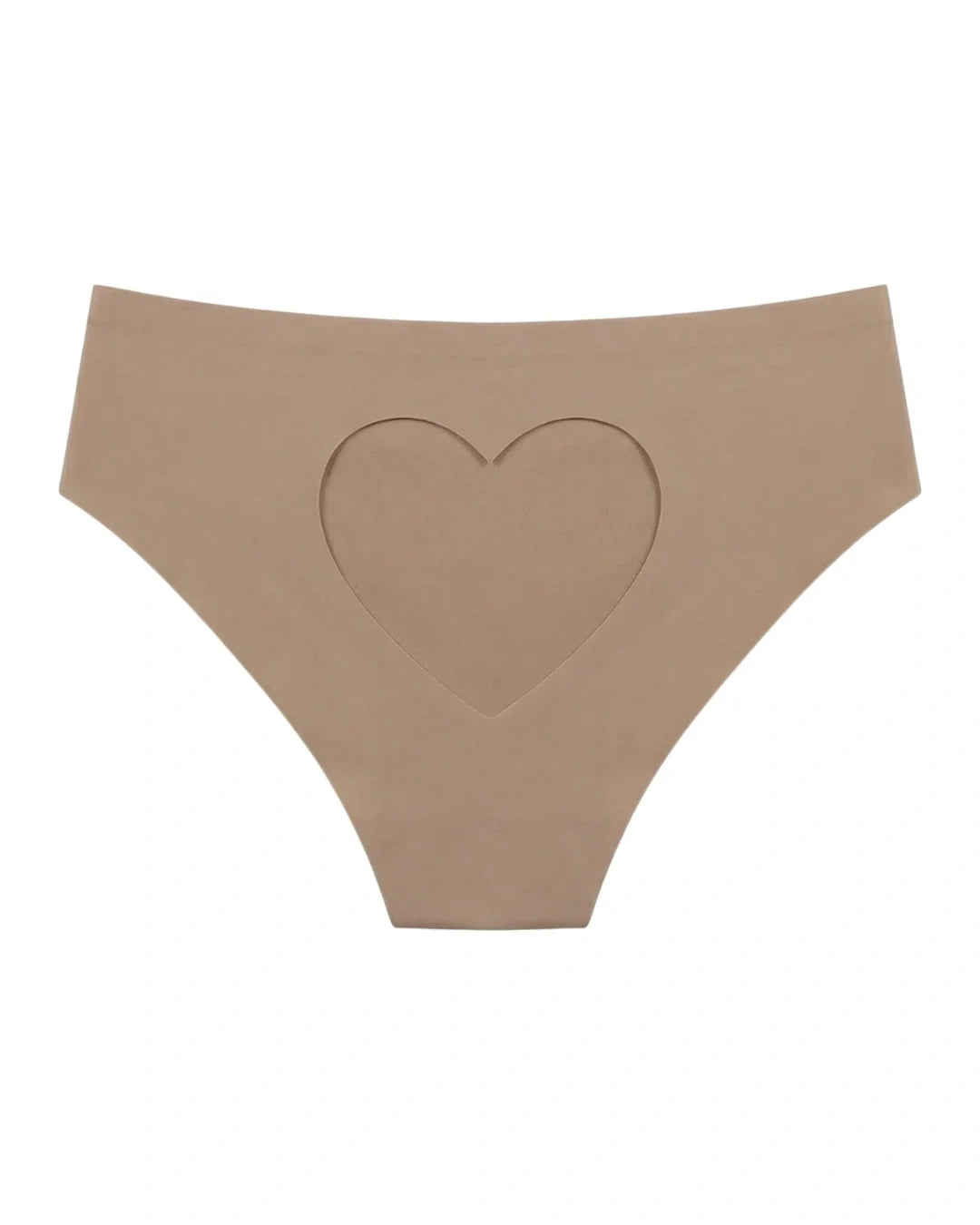 Seamless Bikini Panty - Blush Heart - Dark Skin