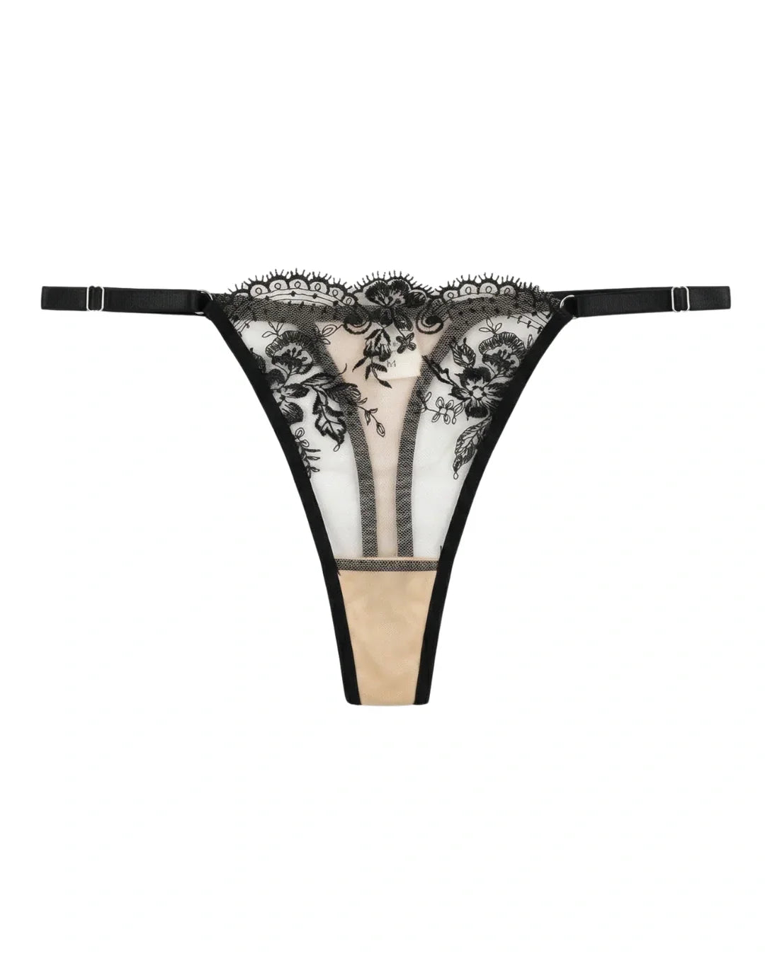 Non Padded Bra Set - Truffle - Black