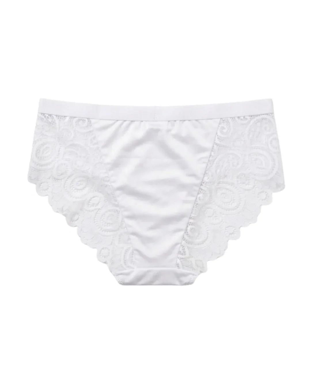 Brief Panty - Crimson Charm - White