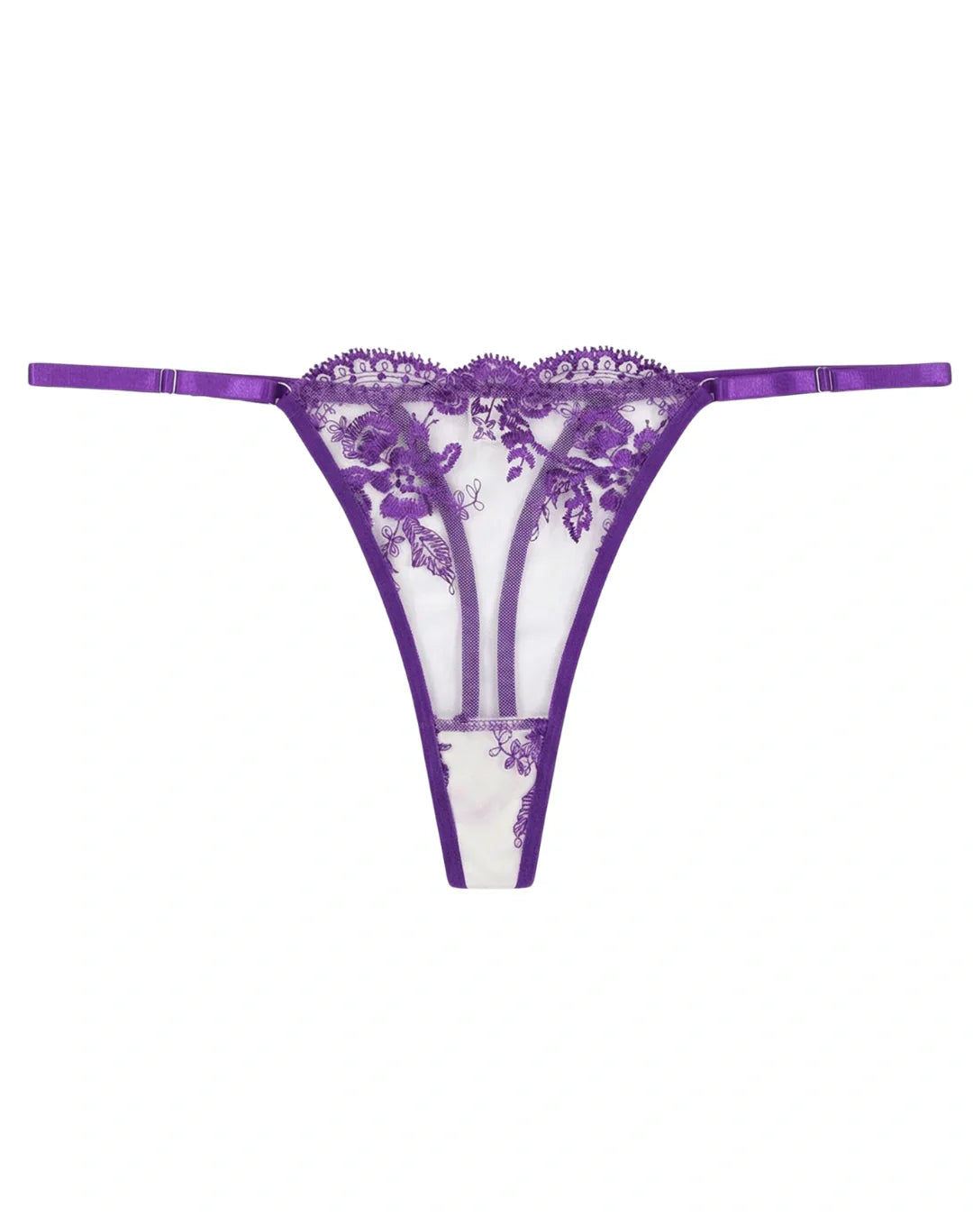 Non Padded Bra Set - Truffle - Purple