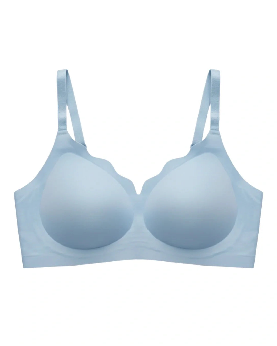 Seamless Padded Bra - Amorva - Blue
