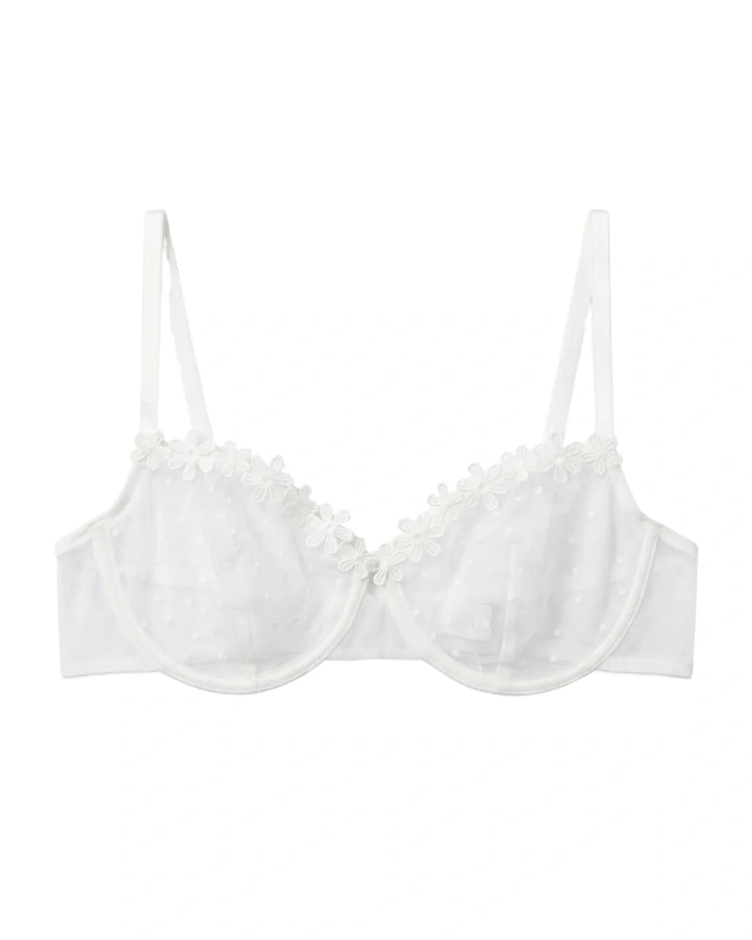 Non-Padded Bra - Mila - White