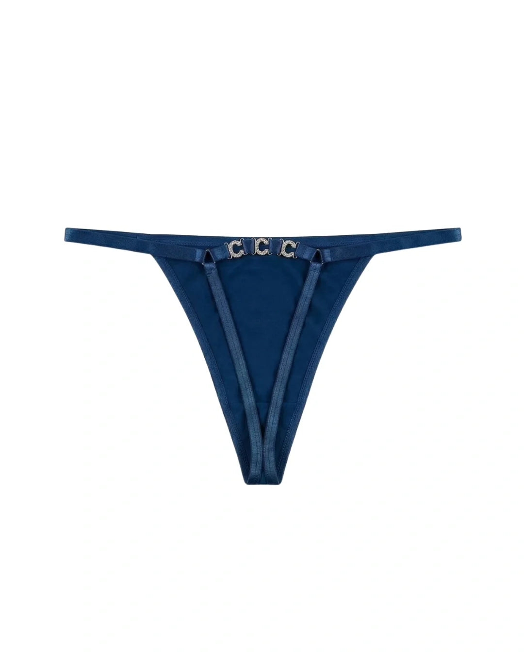 Thong Panty - Luxe Chain - Blue