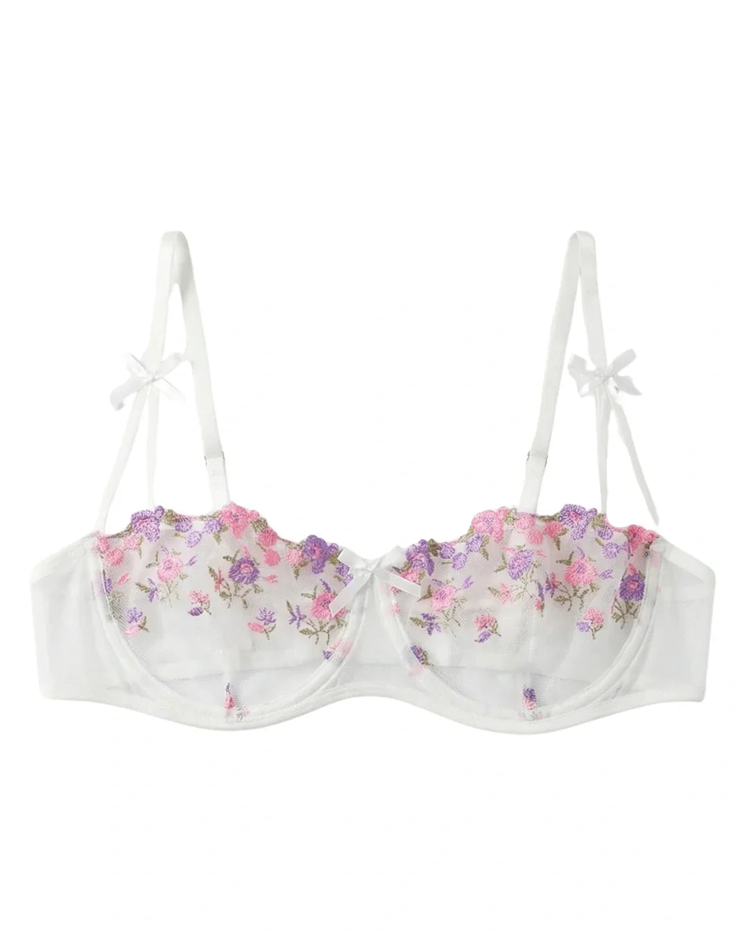 Non Padded Bra Set - Blush Veil - Pink