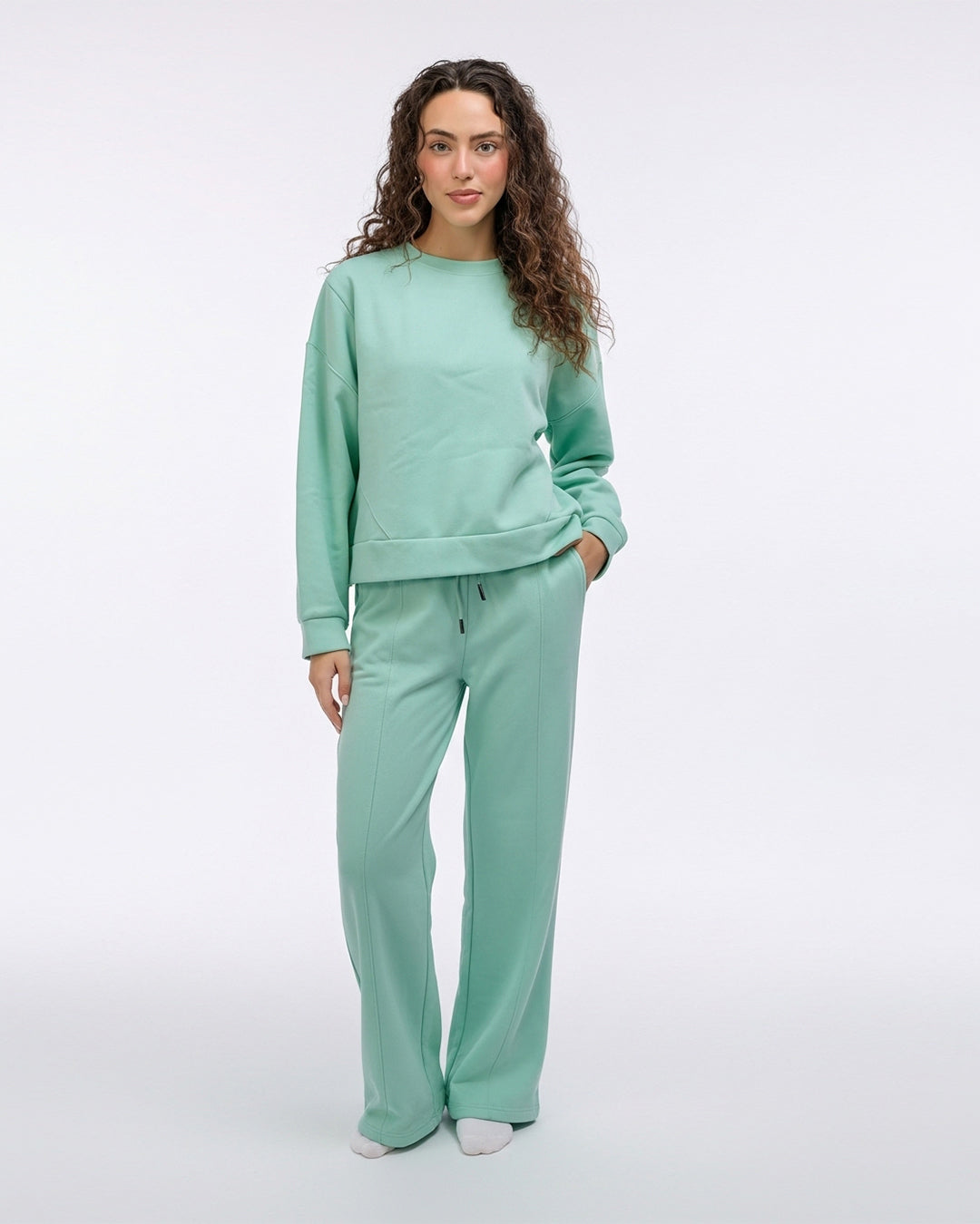 Fleece Tracksuit -Warm Set - Green