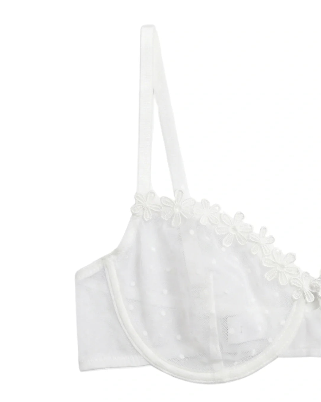 Non-Padded Bra - Mila - White