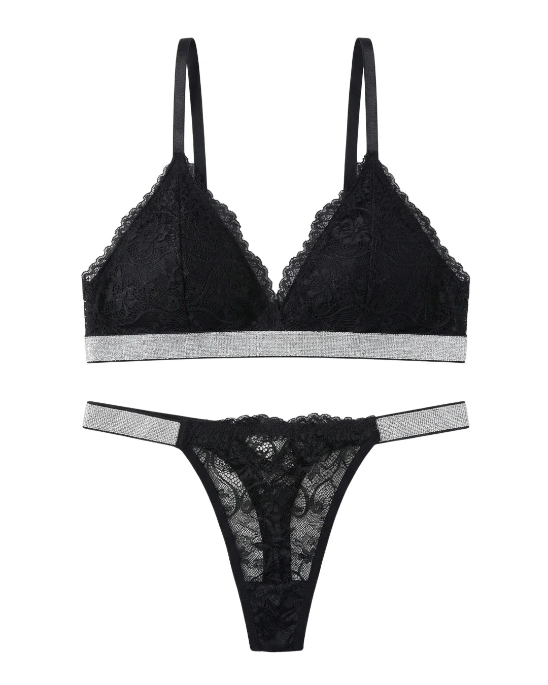 Non Padded Bra Set - Fleur