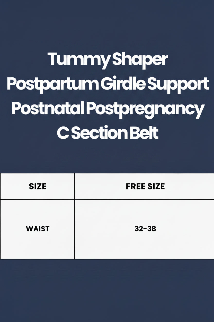 Tummy Shaper Postpartum Girdle Support Postnatal Postpregnancy C Section Belt
