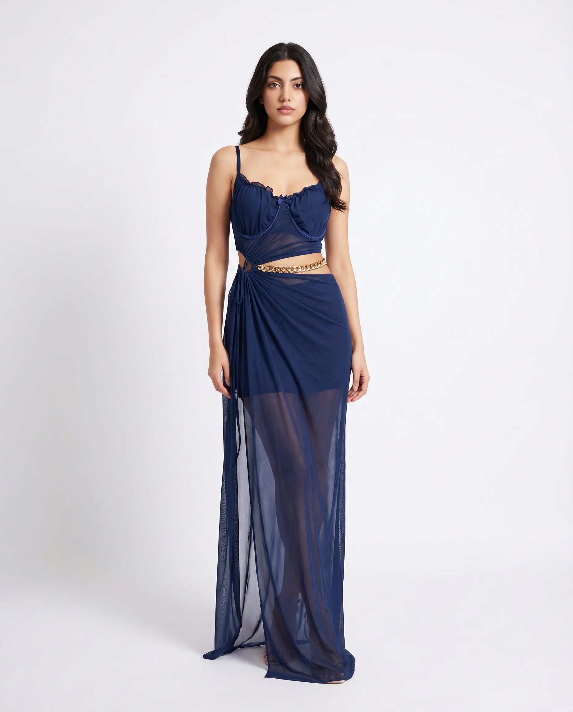 Babydoll Lingerie  - Cavelle - Navy Blue