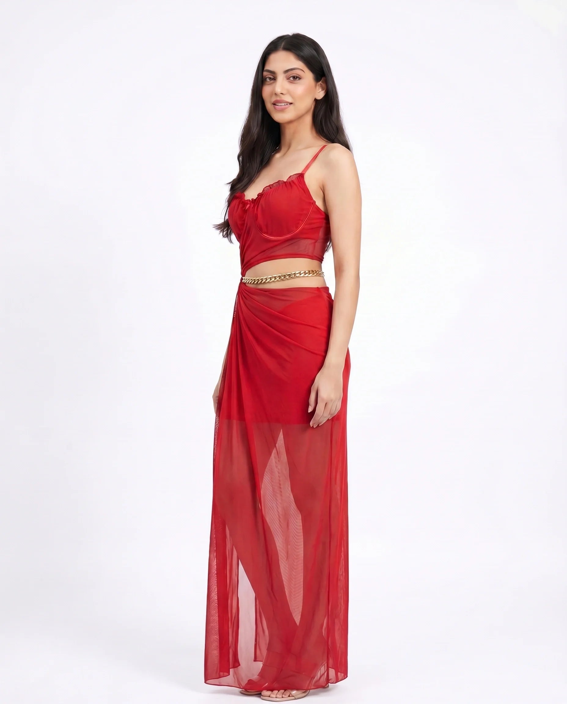 Babydoll Lingerie  - Cavelle - Red