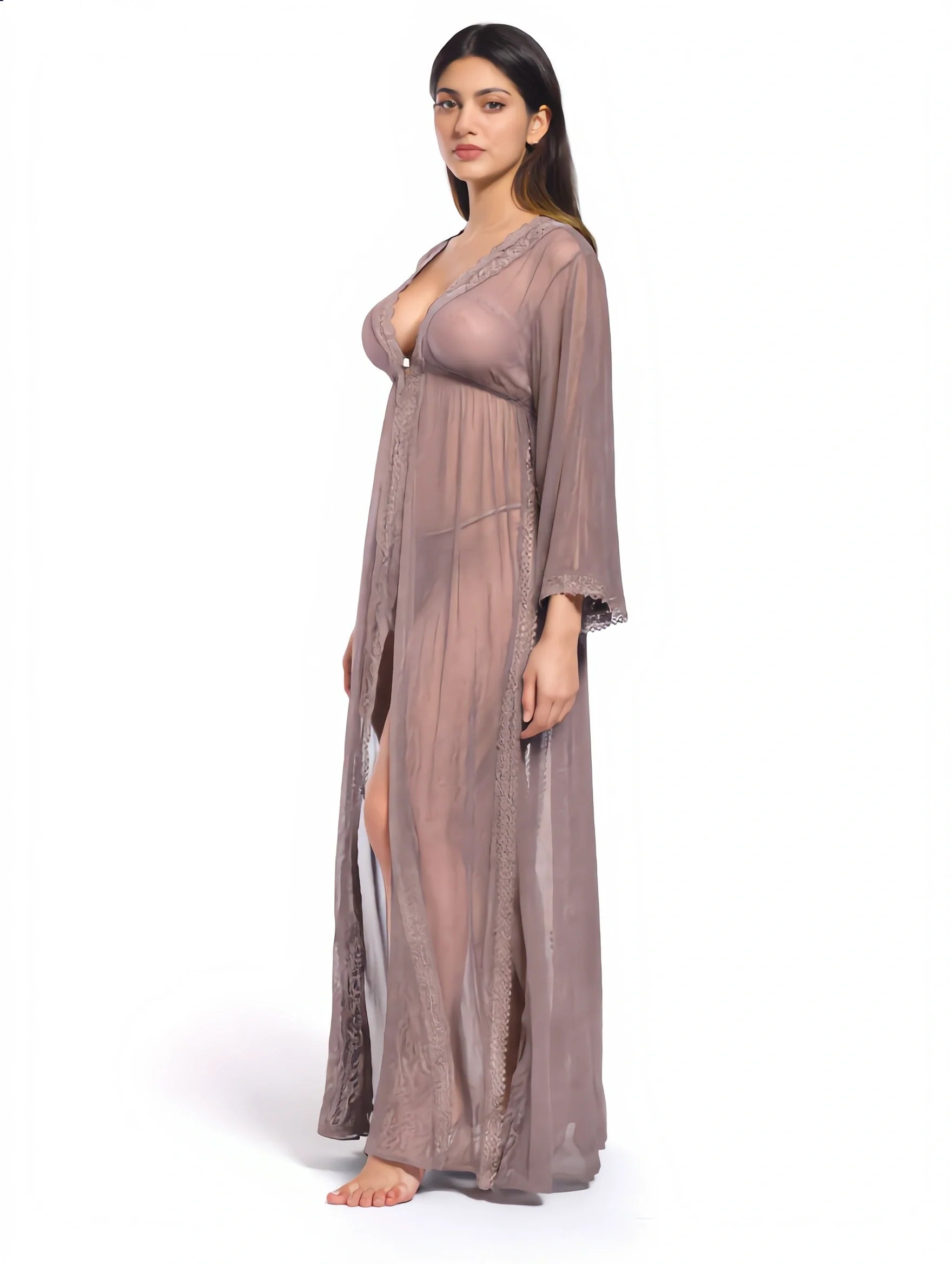 Babydoll Lingerie - Zarela - Brown