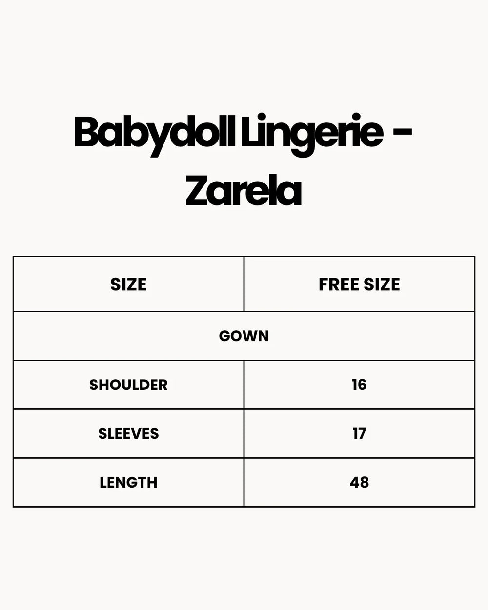 Babydoll Lingerie - Zarela - Maroon