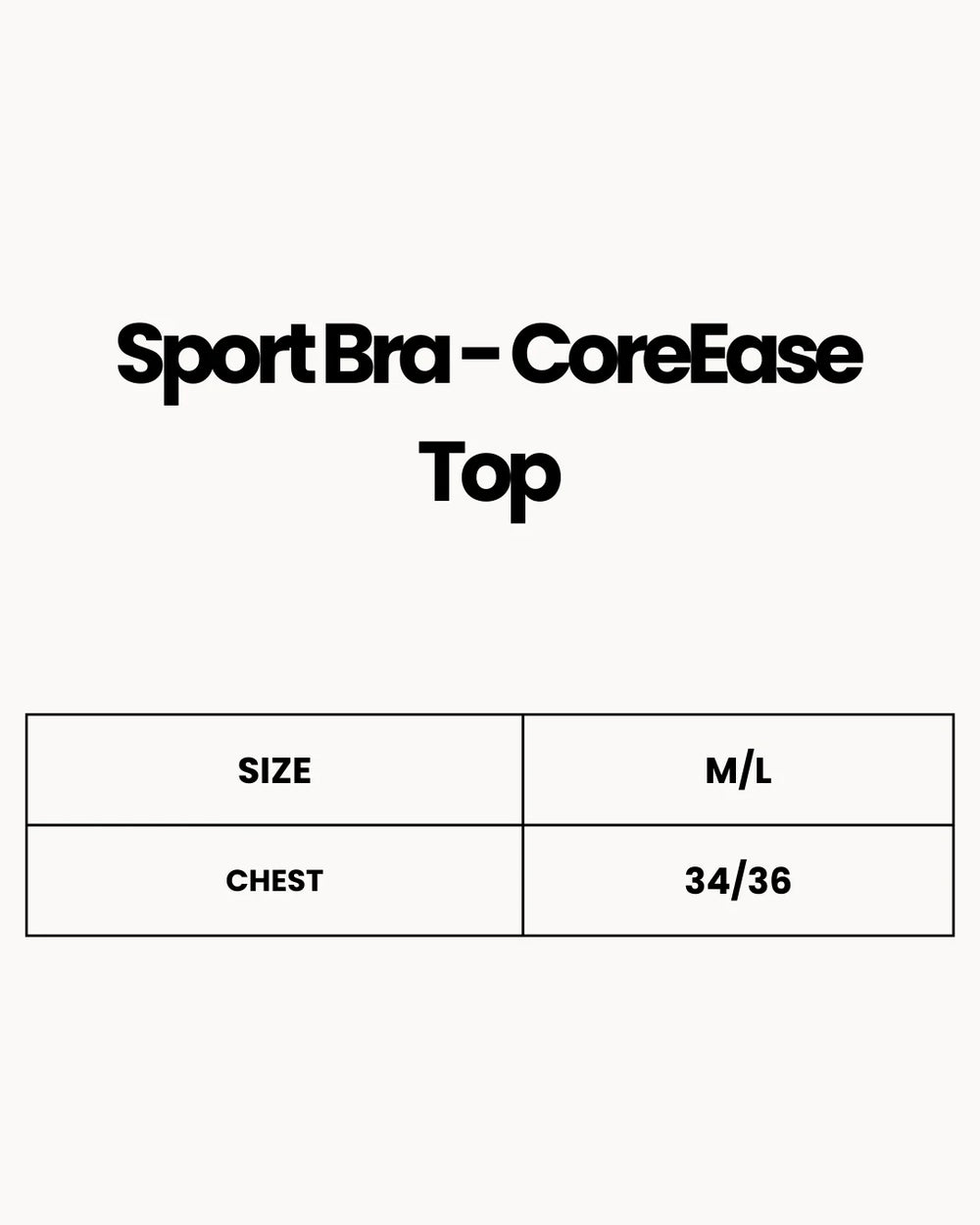 Sport Bra - CoreEase Top