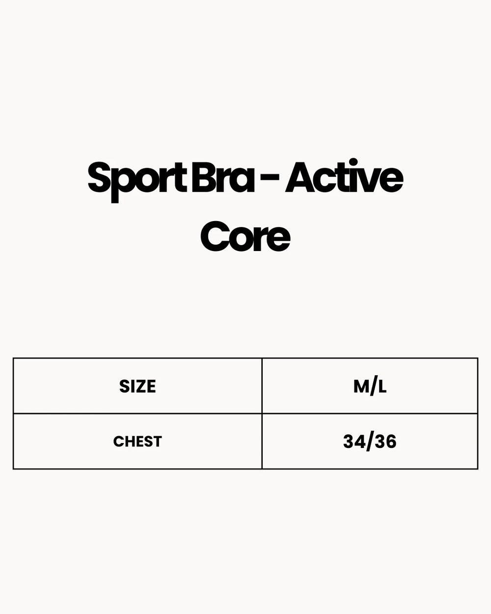 Sport Bra - Active Core
