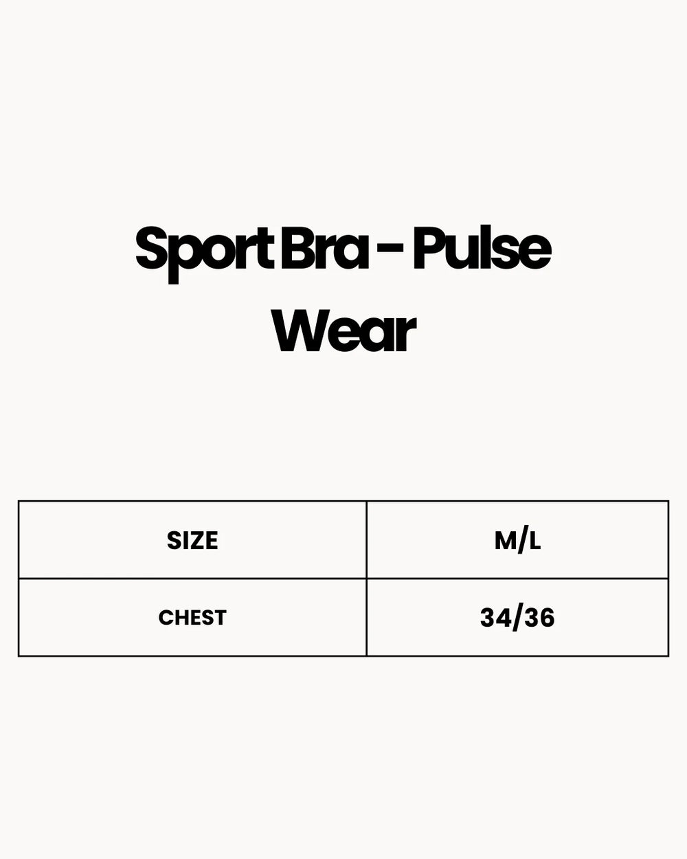 Sport Bra - Pulse Wear