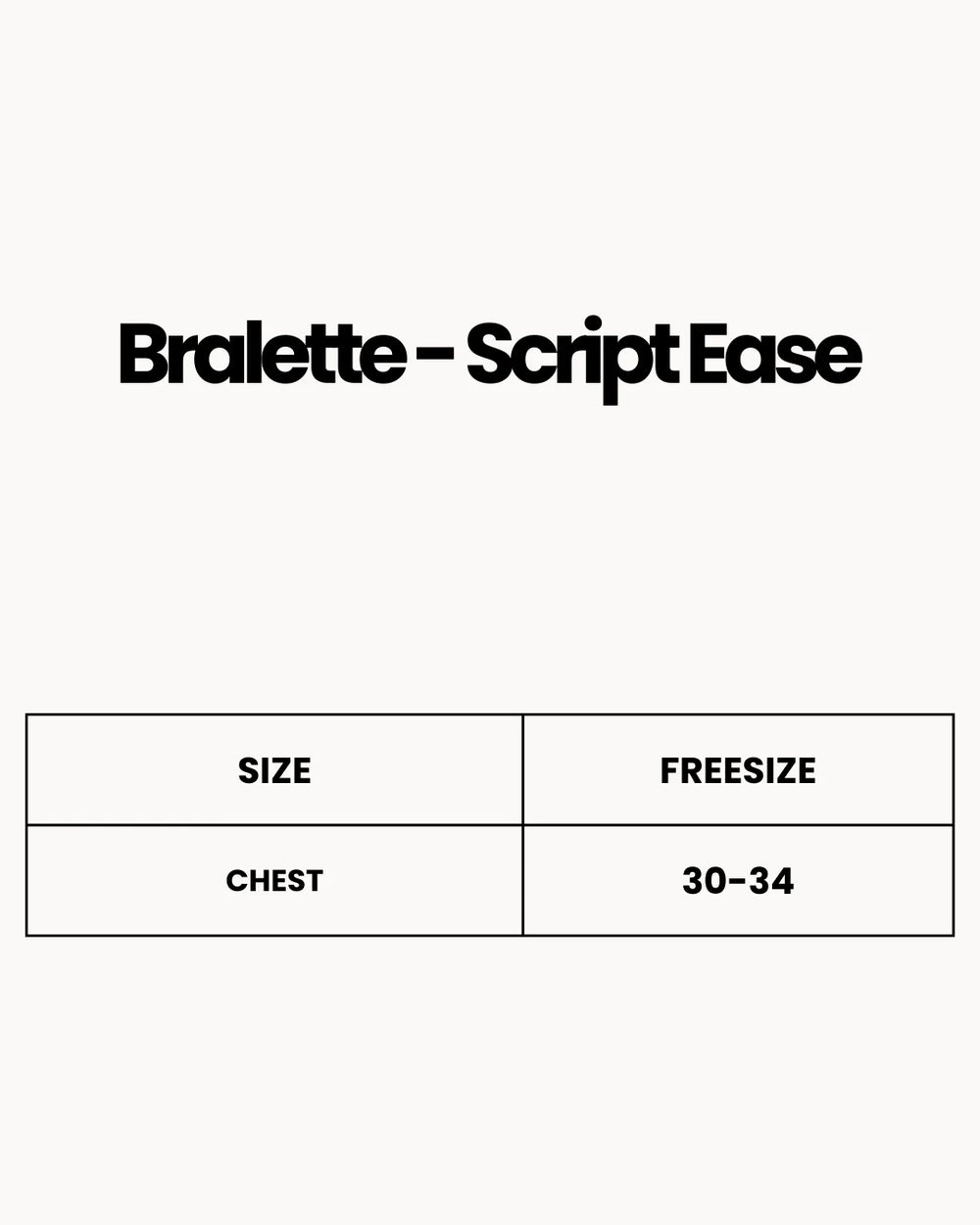 Bralette - Script Ease