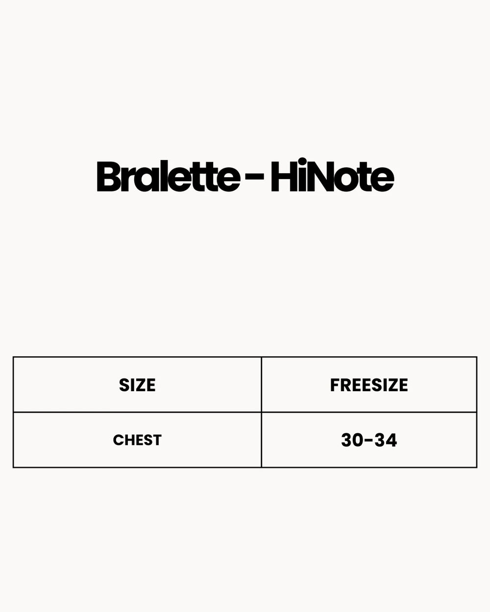 Bralette - HiNote