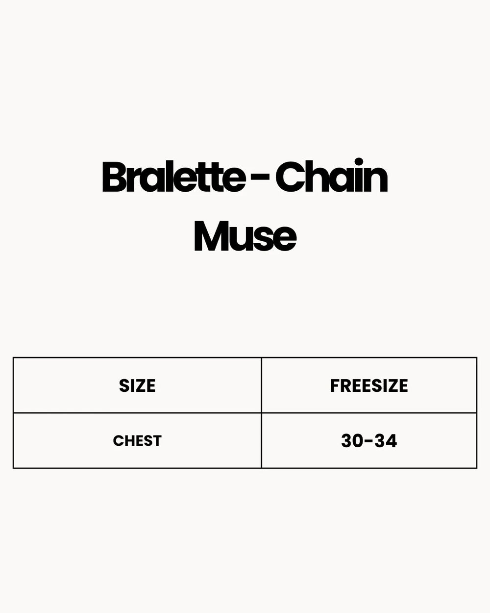 Bralette - Chain Muse