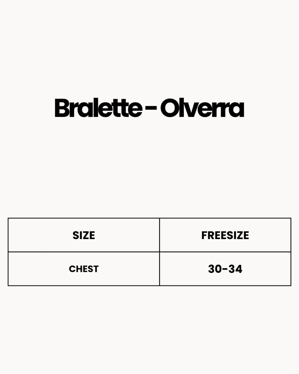 Bralette - Olverra