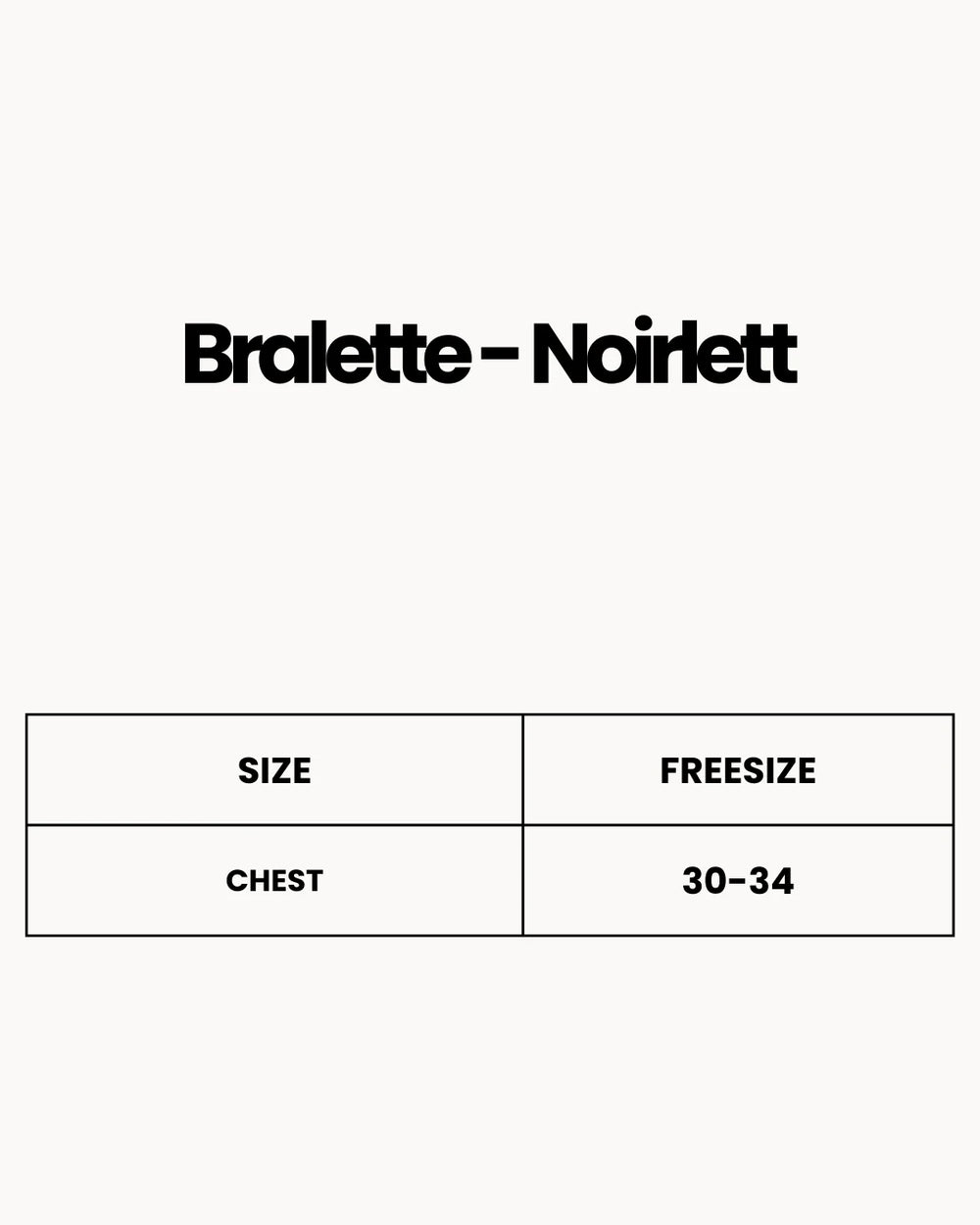 Bralette - Noirlett  Black