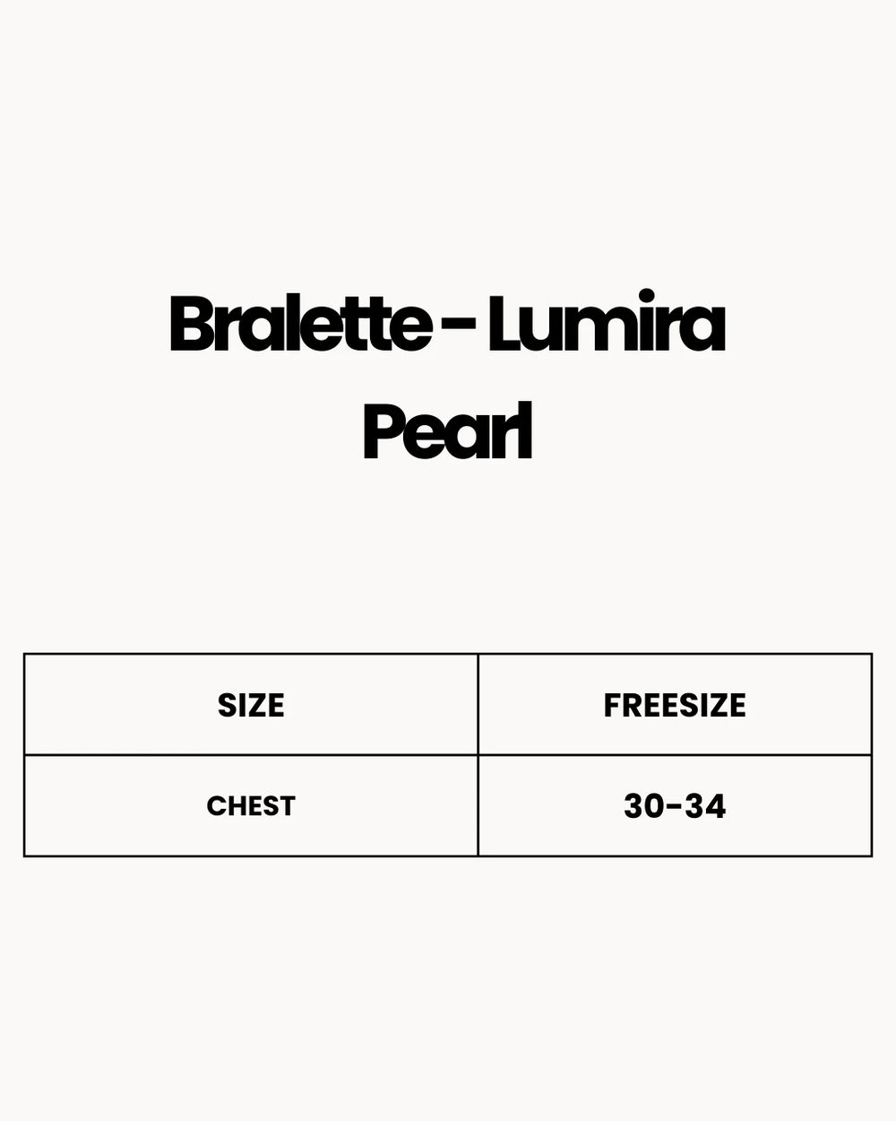 Bralette - Lumira Pearl