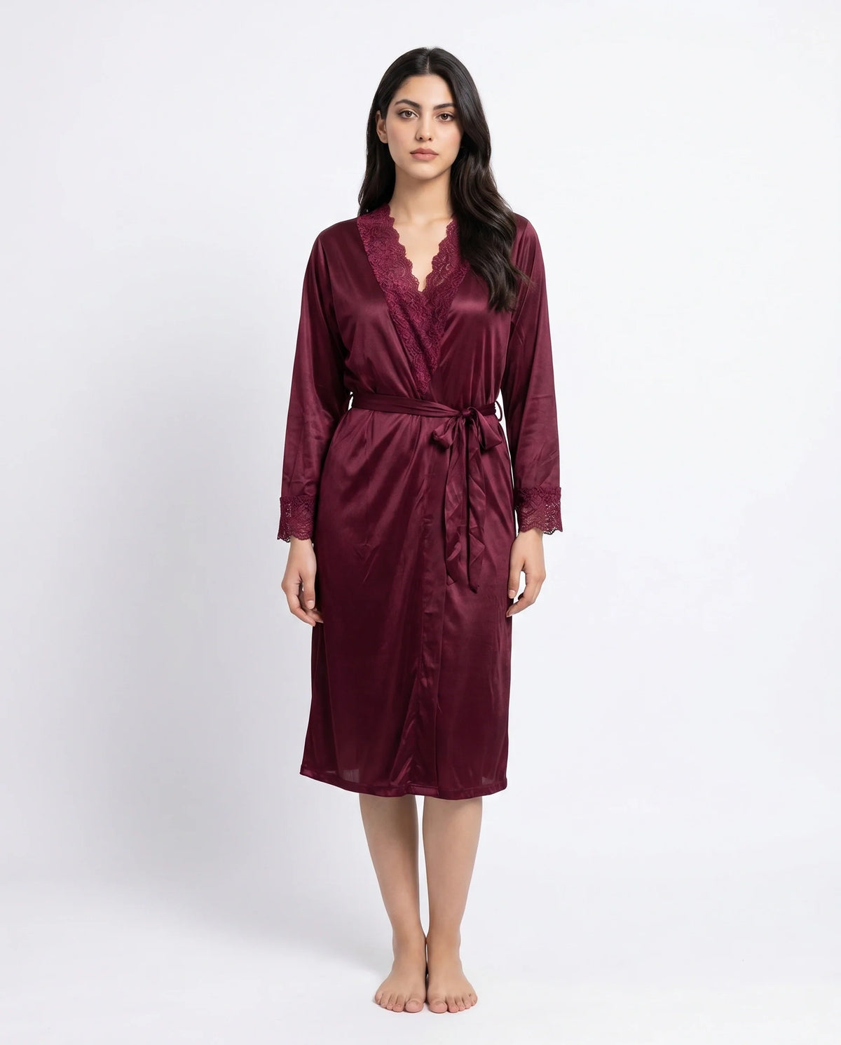 Gown Set - Nocturne - Maroon