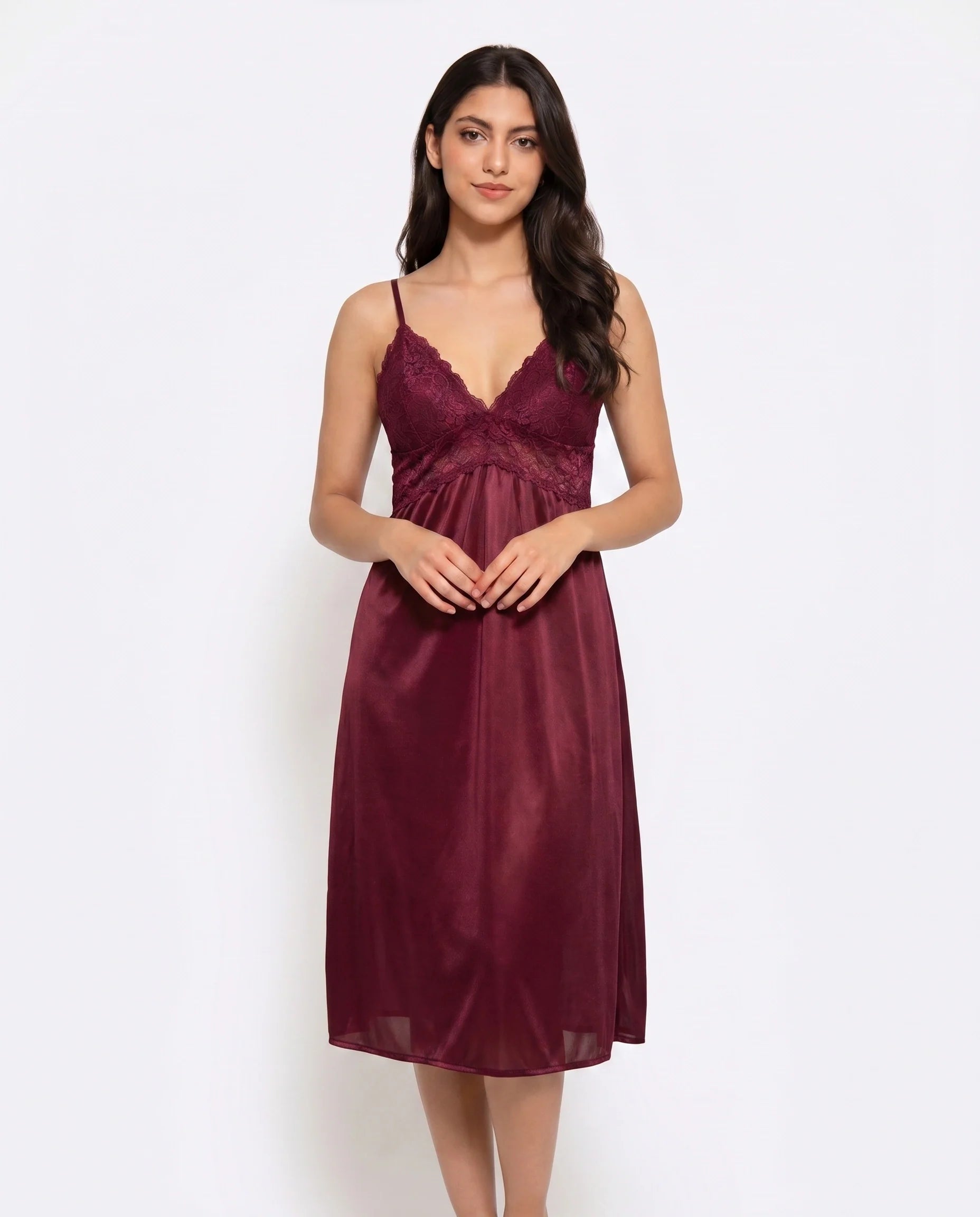 Gown Set - Nocturne - Maroon
