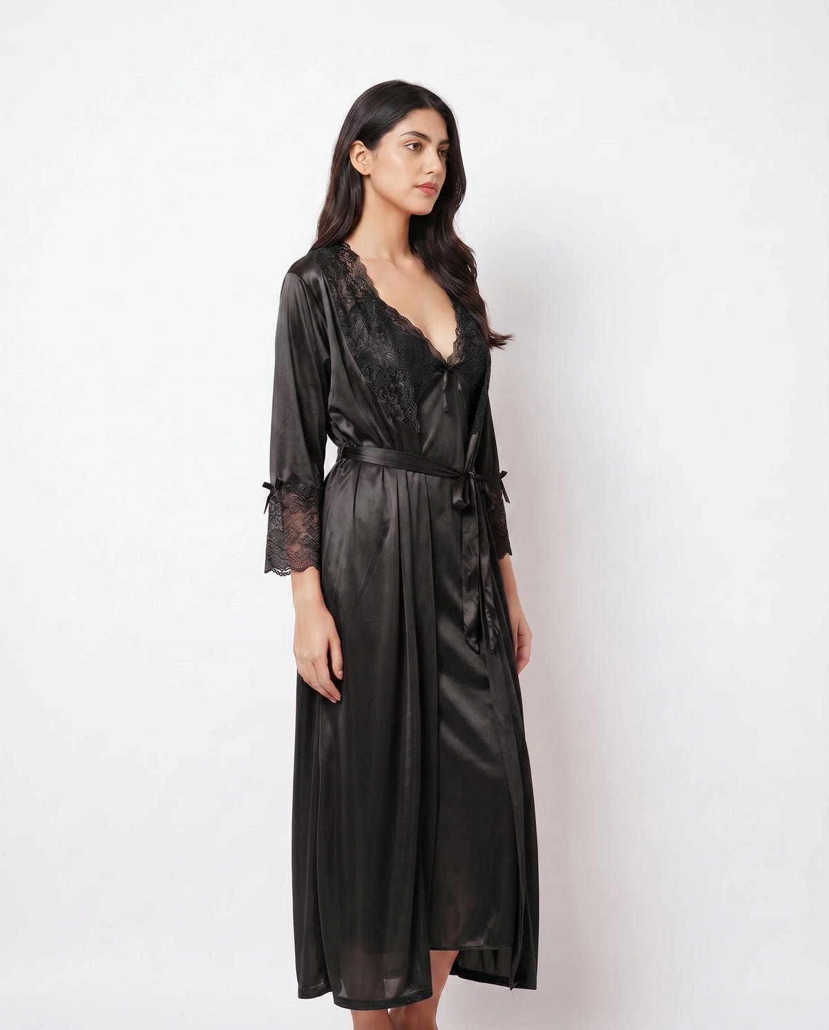 Gown Set - Orvella - Black
