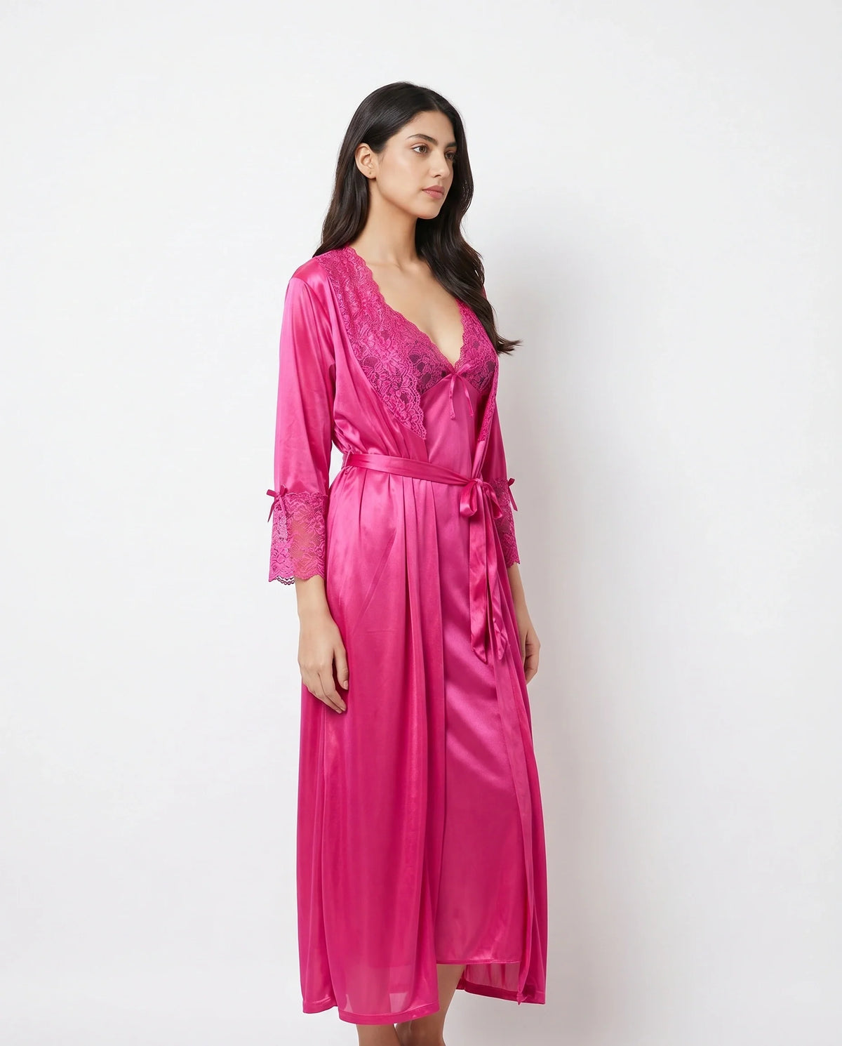Gown Set - Orvella - Pink