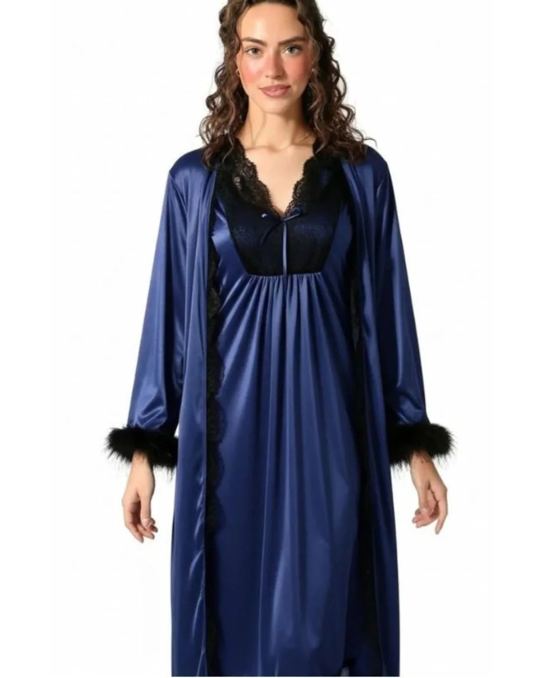 Gown Set - Rivya - Blue