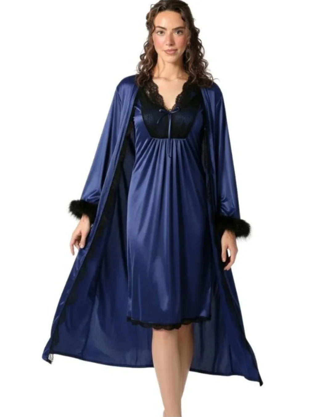 Gown Set - Rivya - Blue