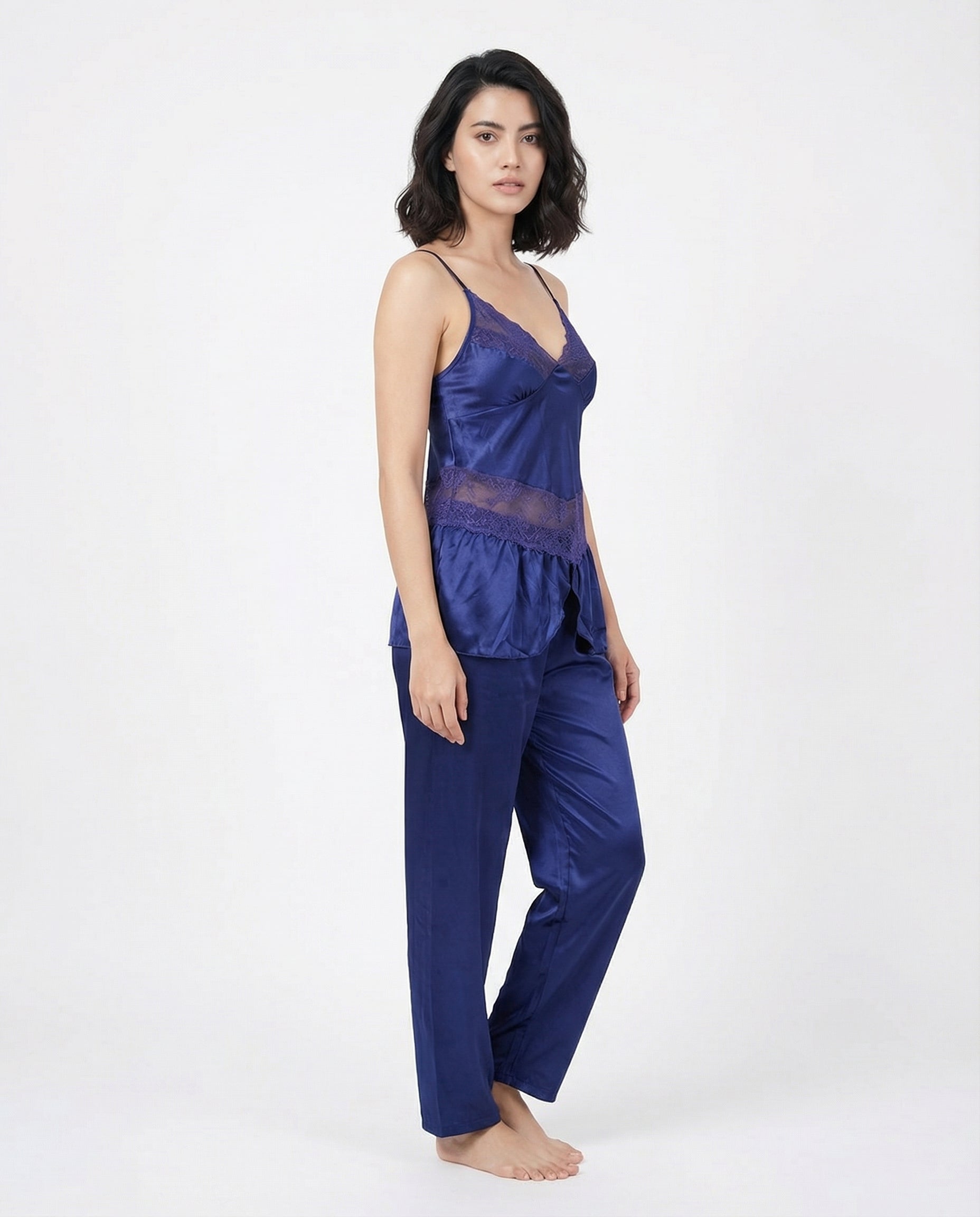 Gown Set - Silk Touch - Blue