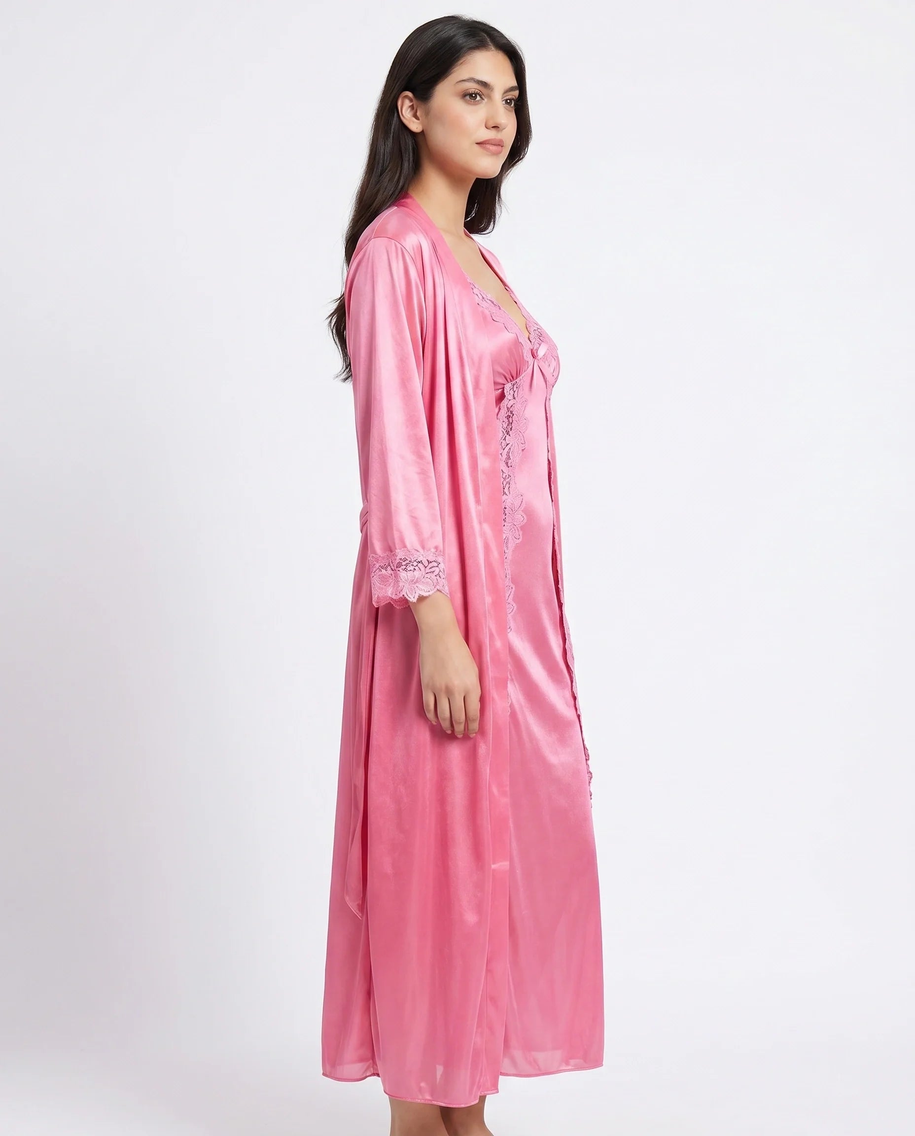 Gown Set - Valmira - Pink