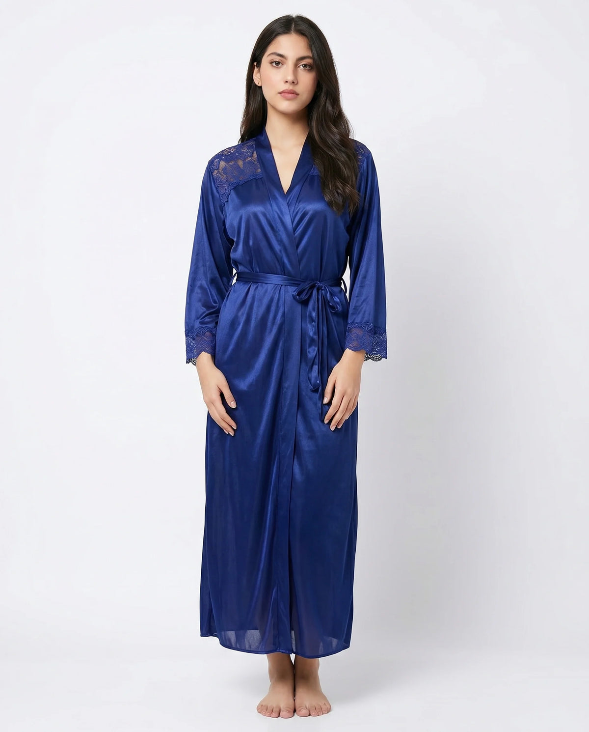 Gown Set - Zavira - Blue