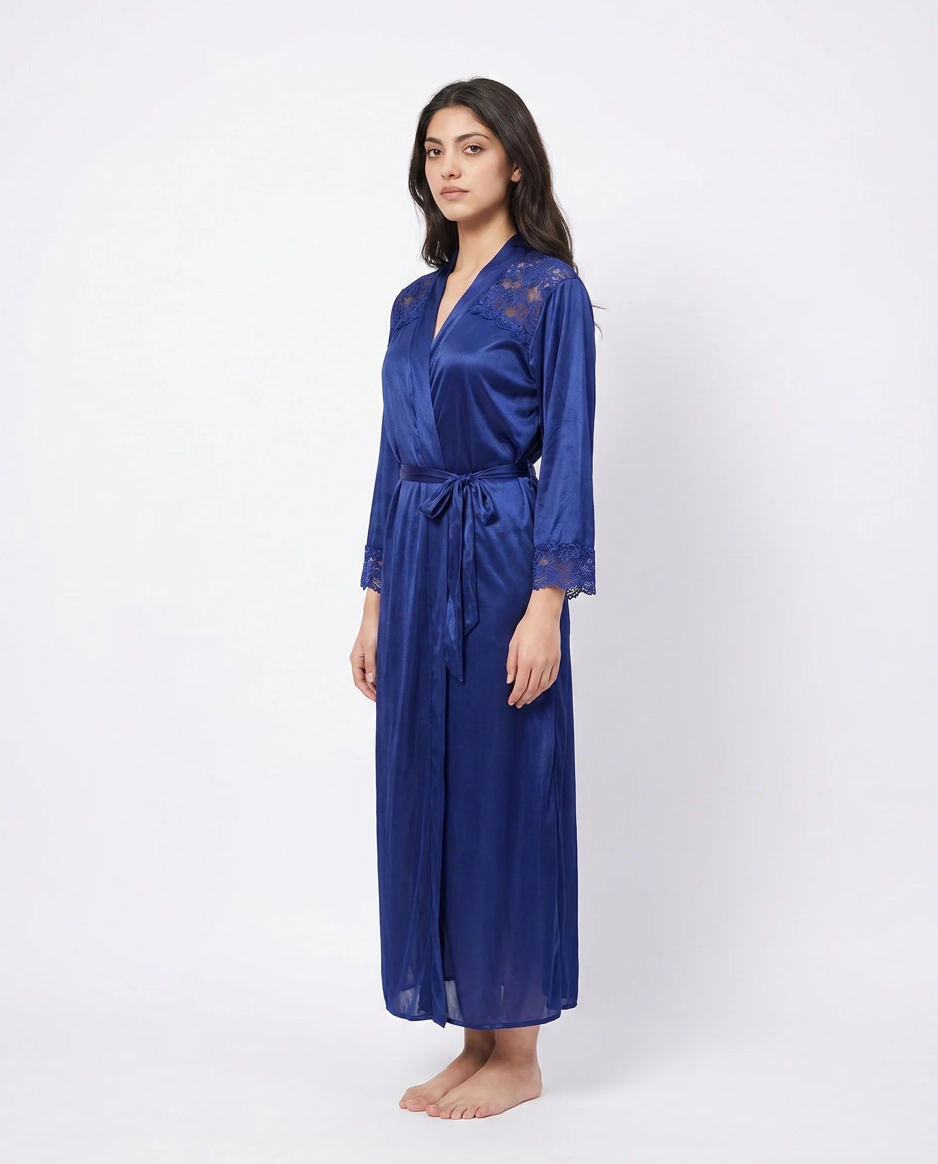 Gown Set - Zavira - Blue