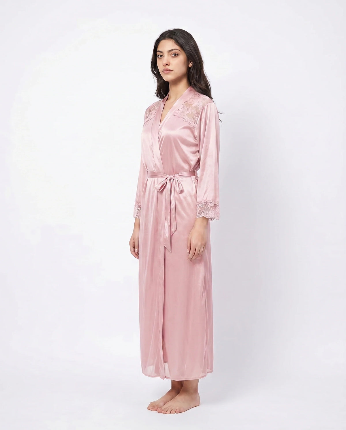 Gown Set - Zavira - Pink