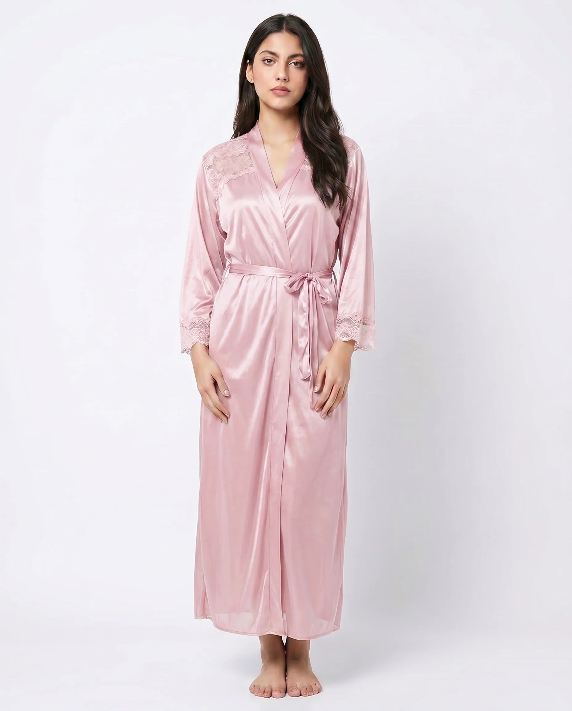 Gown Set - Zavira - Pink