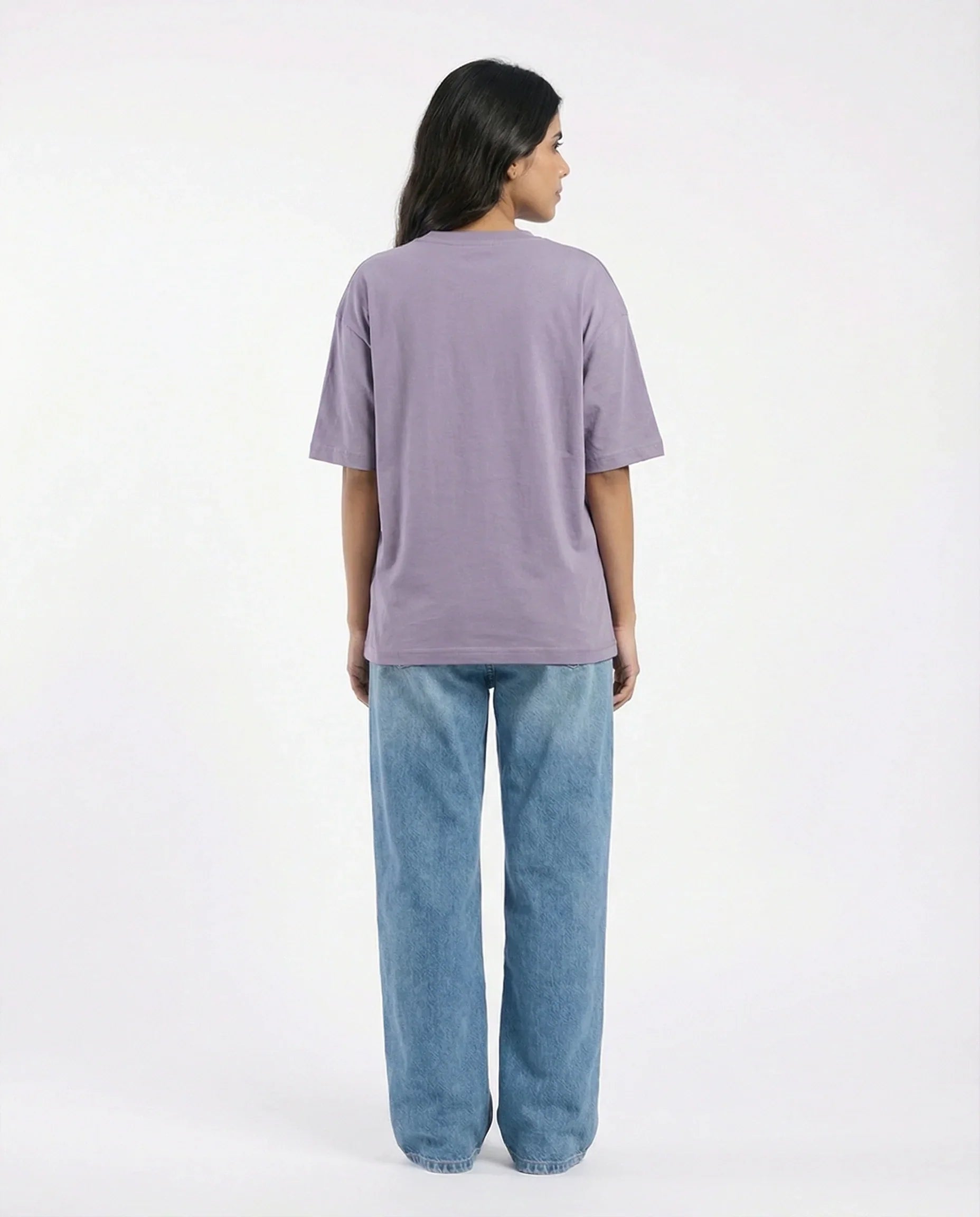 Drop Shoulder Graphic Tee - Botanic Field