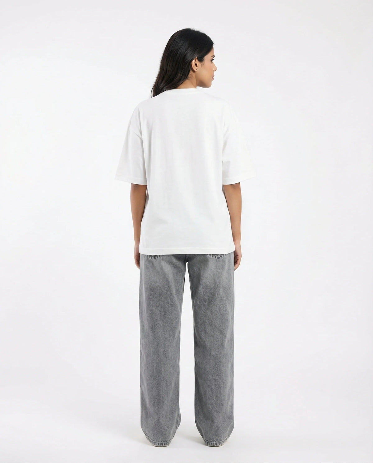 Drop Shoulder Graphic Tee - Matcha