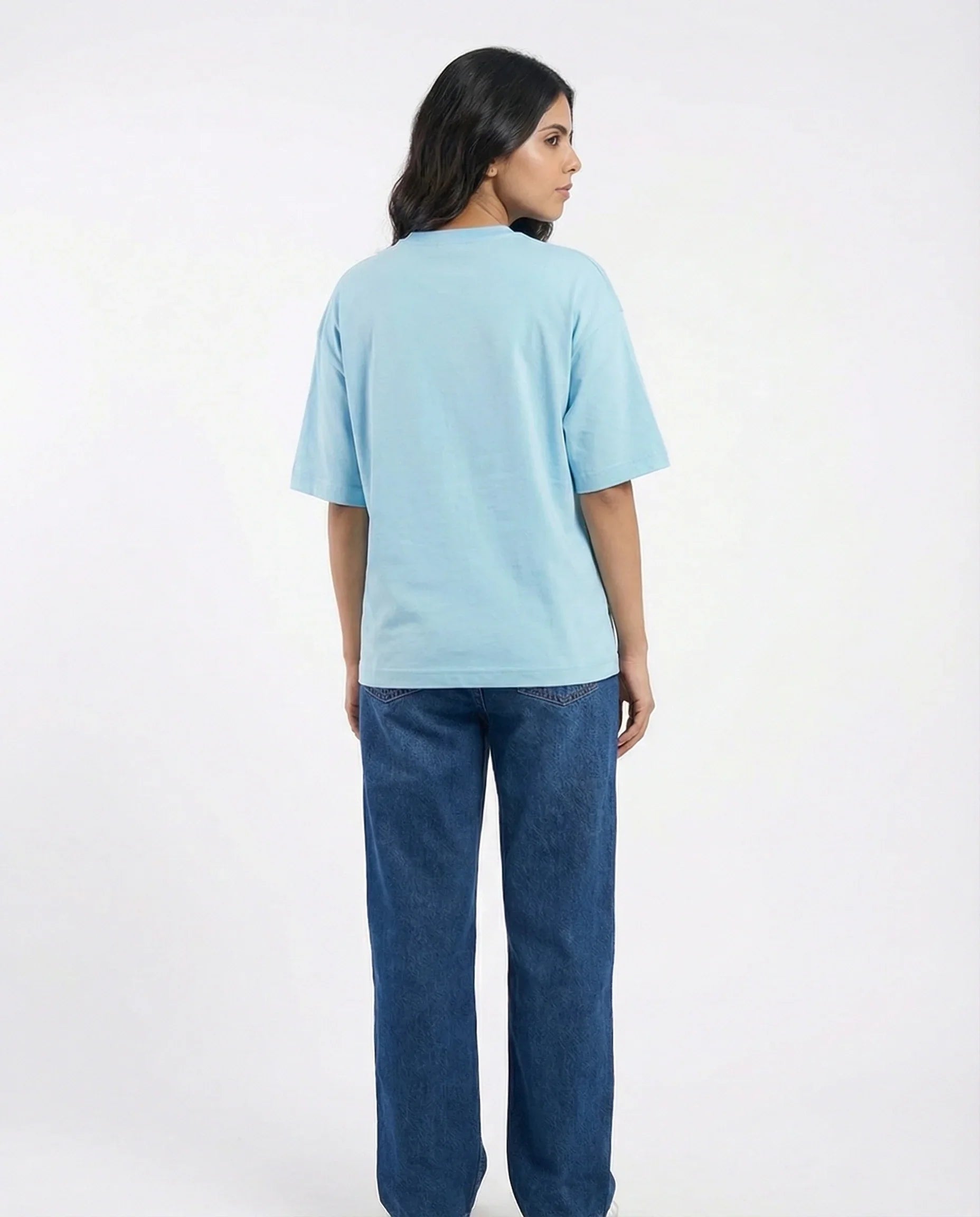 Drop Shoulder Graphic Tee - Slow Life