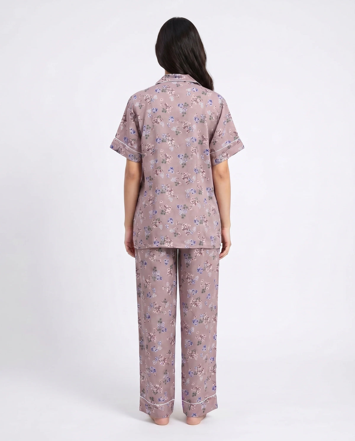 Linen Pajama Suit - Ditsy Floral
